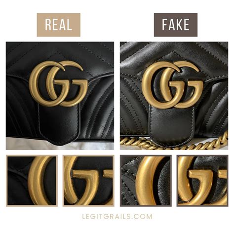 real vs fake gucci items